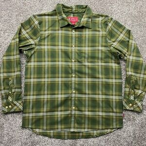 Browning shirt mens 2XL Heritage Collection plaid Performance zip‎ pocket